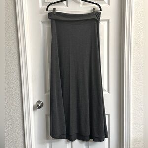 LuLaRoe Charcoal Gray Maxi Skirt